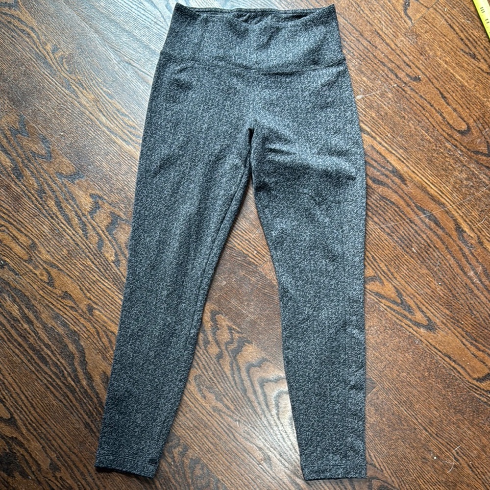 Athleta XS leggings gray toned print ankle